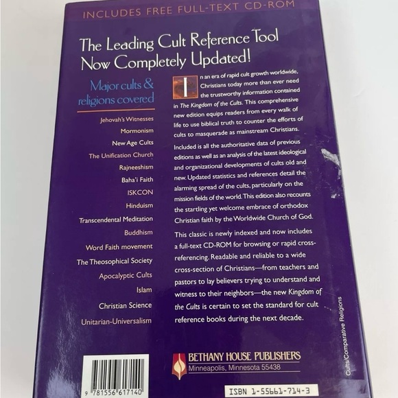 kingdom of the cults Walter Martin
Edited By Hank Hanagraff - Picture 4 of 5